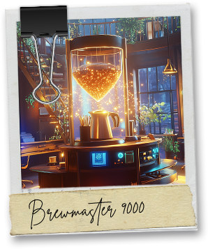 polaroid photo of a coffee pot